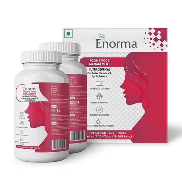 Buy Enorma PCOD & PCOS Management Tablet 60's Online at Discounted ...