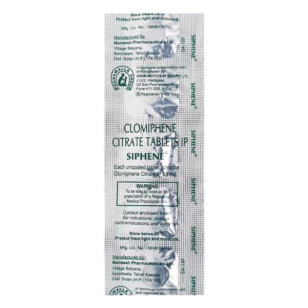 siphene 50mg tablet