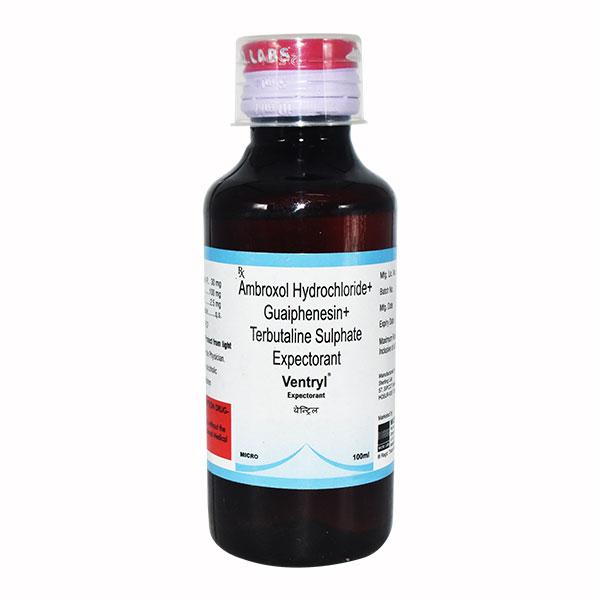 Ventryl Expectorant 100ml Price, Uses, Side effects, Substitutes | Netmeds