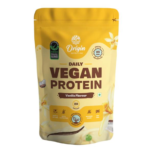 Origin Nutrition Vegan Protein Powder - Vanilla Flavour 780 gm Online ...