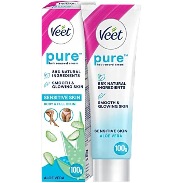 Veet Pure Sensitive Skin Body & Full Bikini Hair Removal Cream ...