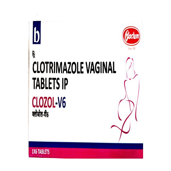 CLOZOL V 6 Vaginal tablet 6's Price, Uses, Side effects, Substitutes ...