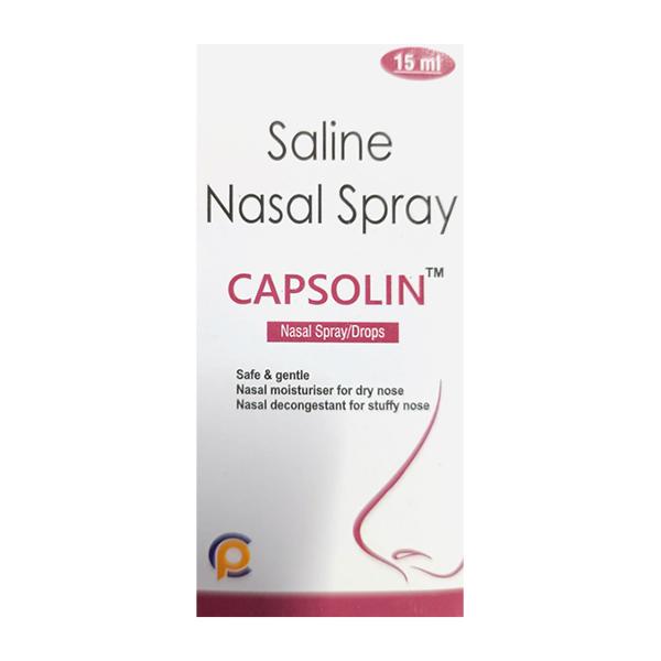 Capsolin Nasal Drops 15ml Price, Uses, Side effects | Netmeds