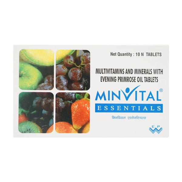 Minvital Essentials Tablet 10'S Price, Uses, Side effects, Substitutes ...