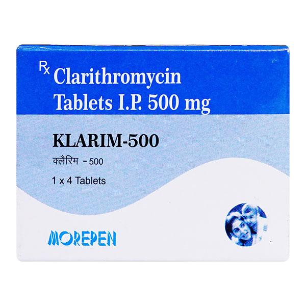 KLARIM 500 Tablet 4's Price, Uses, Side effects, Substitutes | Netmeds