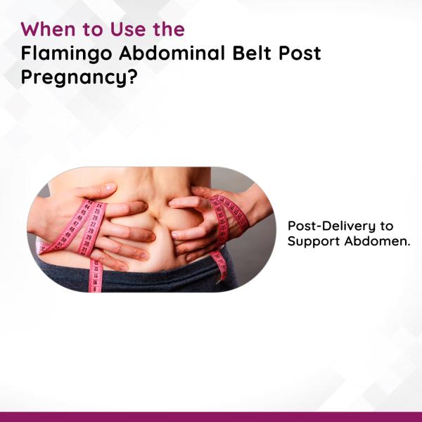 Flamingo Abdominal Belt Post Pregnancy (OC2520) (M) 1's