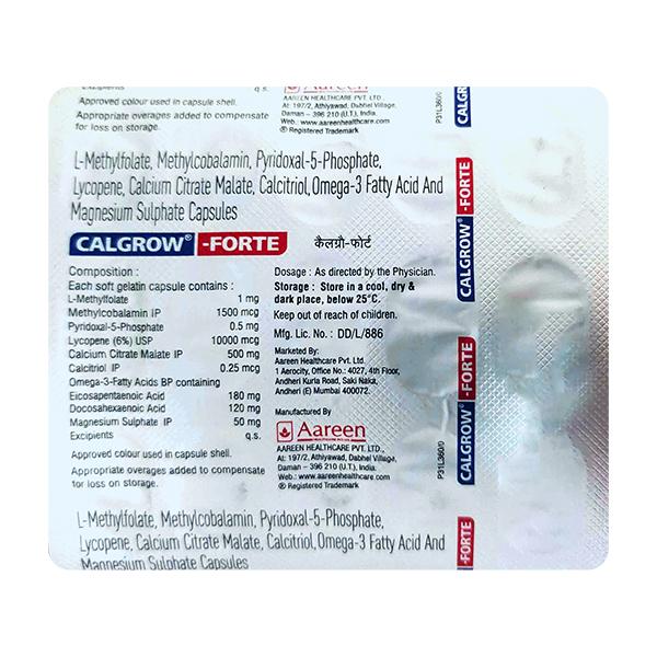 CALGROW FORTE Capsule 15's