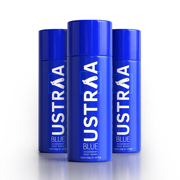 Buy BLUE Deodorant Body Spray- Set of 3 450 ml Online at Discounted ...