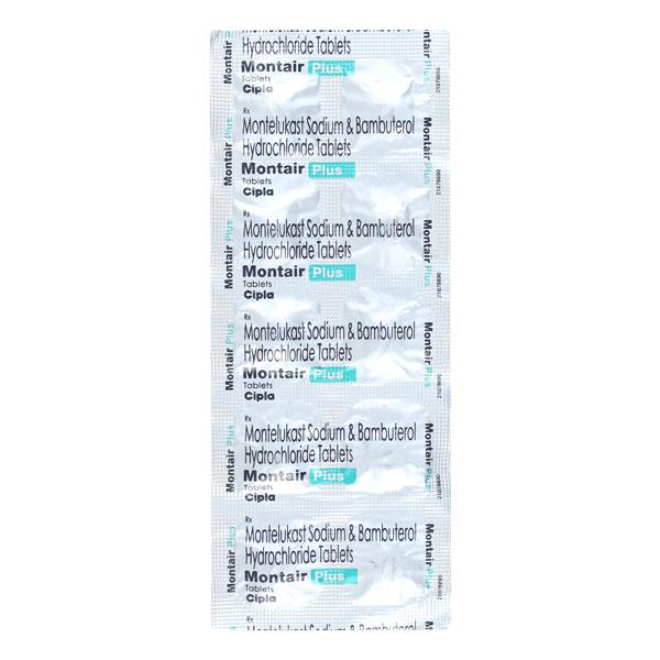 Montair Plus Tablet 10'S Price, Uses, Side effects, Substitutes | Netmeds