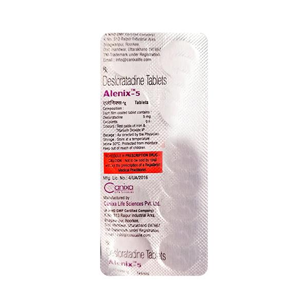 alenix 5mg tablet