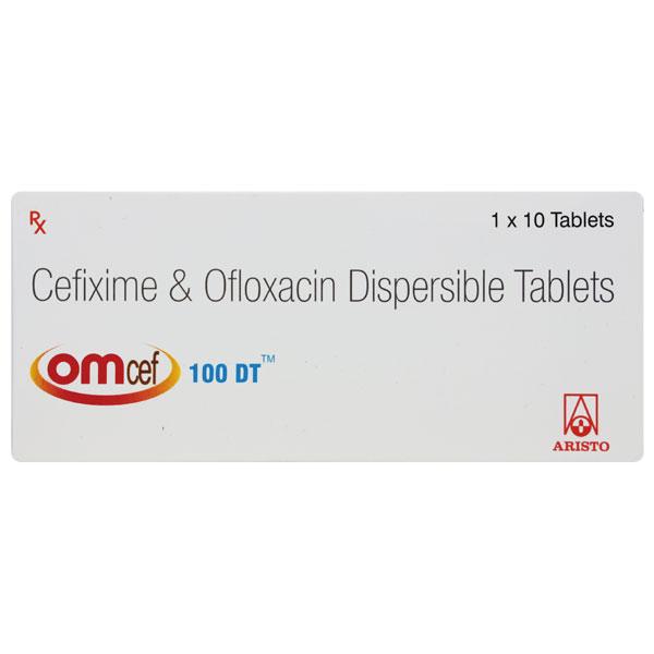 Omcef DT 100mg Tablet 10'S Price, Uses, Side effects, Substitutes | Netmeds