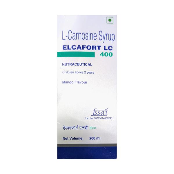 Elcafort Lc 400 Nutraceutical Mango Flavour Syrup 200ml Price, Uses ...