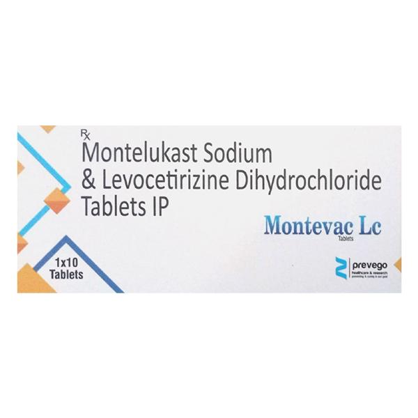 MONTEVAC LC Tablet 10's Price, Uses, Side effects, Substitutes | Netmeds