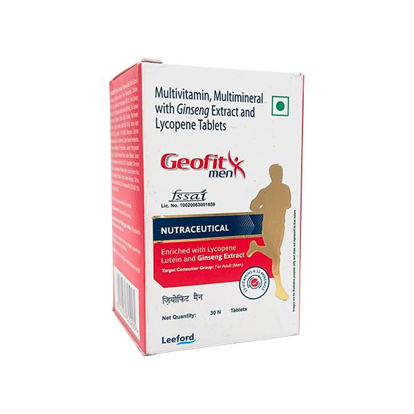 GEOFIT MEN Tablet 30's Price, Uses, Side effects, Substitutes | Netmeds