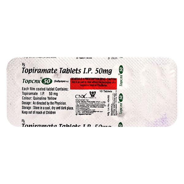 TOPCNX 50 Tablet 10's Price, Uses, Side effects, Substitutes | Netmeds