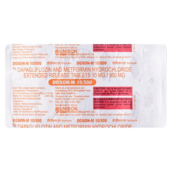 dgson m 10 500 tablet