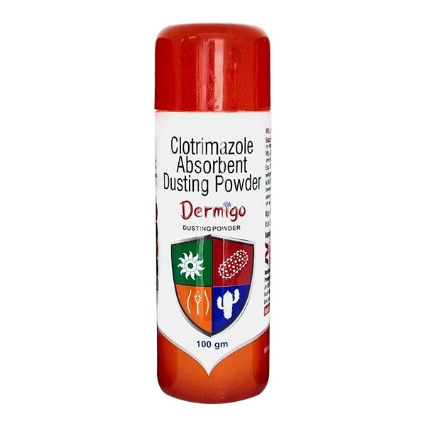 DERMIGO Dusting Powder 100gm Price, Uses, Side effects, Substitutes ...