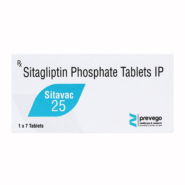 SITAVAC 25 Tablet 7's : Price, Uses, Side Effects | Netmeds