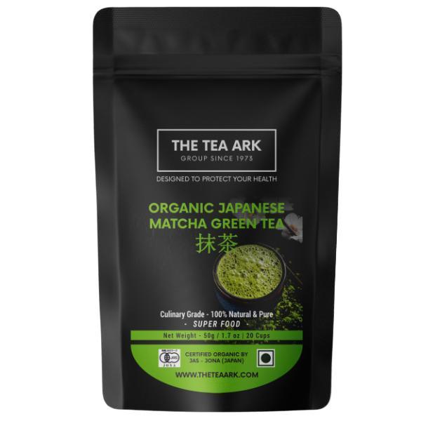 Buy The Tea Ark Organic Japanese Matcha Green Tea Powder 50 gm (Pouch ...