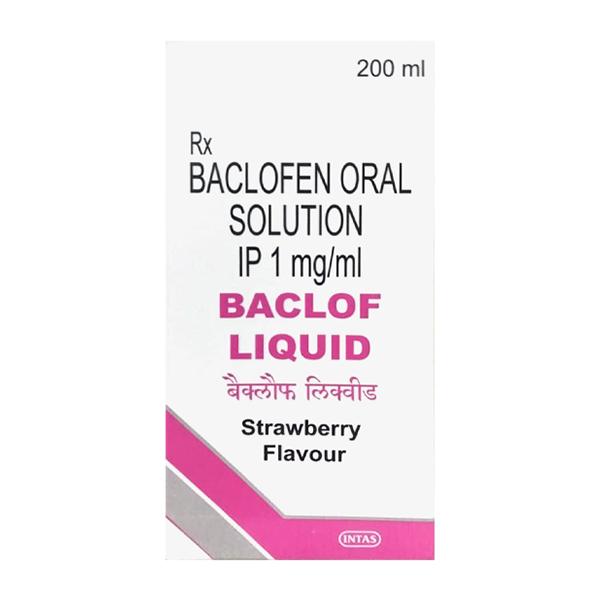 baclof liquid strawberry flavour solution 200ml