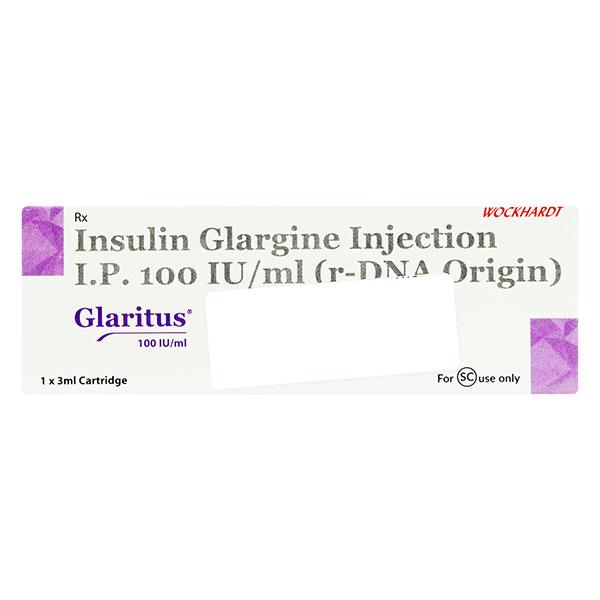 Glaritus 100IU Cartridge 1X3ml : Price, Uses, Side Effects | Netmeds