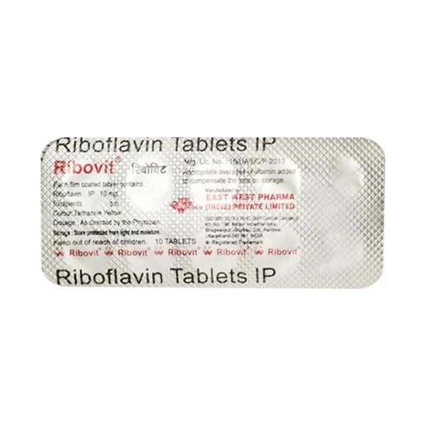 Ribovit 10mg Tablet 10'S : Uses, Side Effects, Price | Netmeds