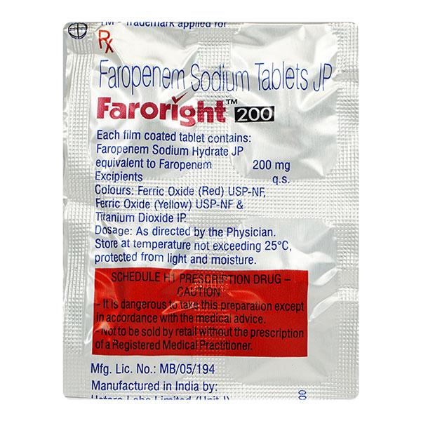 FARORIGHT 200 Tablet 10's Price, Uses, Side effects, Substitutes | Netmeds