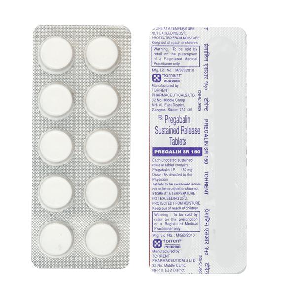 pregalin sr 150mg tablet