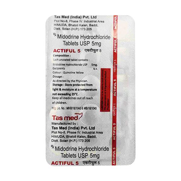 ACTIFUL 5 Tablet 15's Price, Uses, Side effects, Substitutes | Netmeds