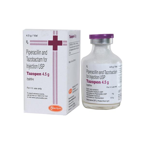 Tazopen 4.5gm Injection 1's Price, Uses, Side effects, Substitutes ...