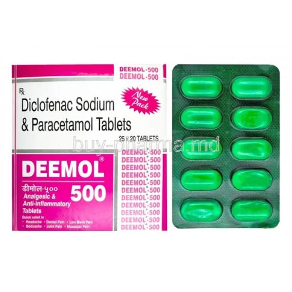 DEEMOL 500 Tablet 10's Price, Uses, Side effects, Substitutes | Netmeds