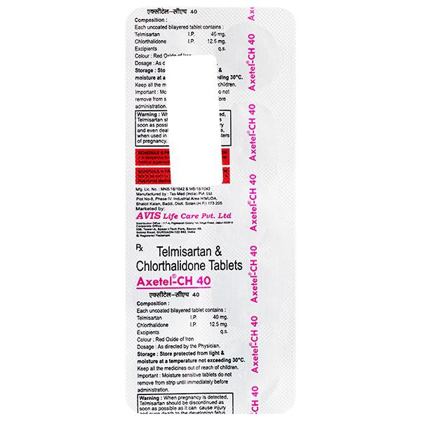 AXETEL CH Tablet 10's : Price, Uses, Side Effects | Netmeds