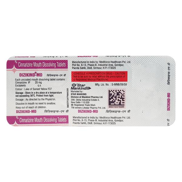 dizikind md tablet