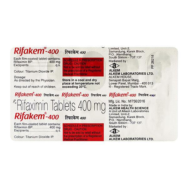 rifakem 400mg tablet