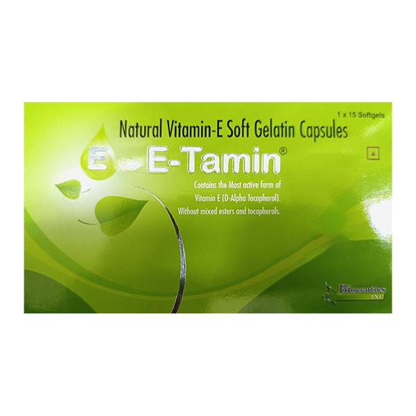 E TAMIN Capsule 15's : Uses, Side Effects, Price | Netmeds