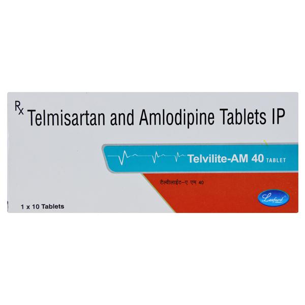 TELVILITE AM 40 Tablet 10's : Price, Uses, Side Effects | Netmeds