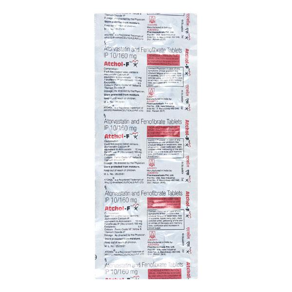 Buy Atchol F Tablet 10'S Online at Upto 25% OFF | Netmeds
