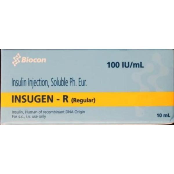 Insugen R 100IU Injection 1X10ml : Price, Uses, Side Effects | Netmeds