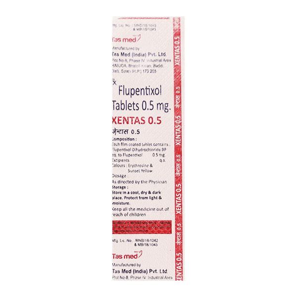 xentas 0.5mg tablet
