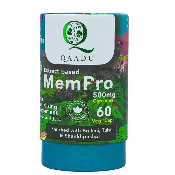 Buy Qaadu Extract Based Mempro 500mg Capsule 60's Online at Discounted ...