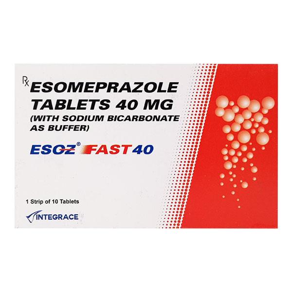 Esoz Fast 40mg Tablet 10'S Price, Uses, Side effects, Substitutes | Netmeds