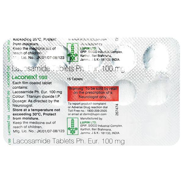 LACONEXT 100 Tablet 15's Price, Uses, Side effects, Substitutes | Netmeds