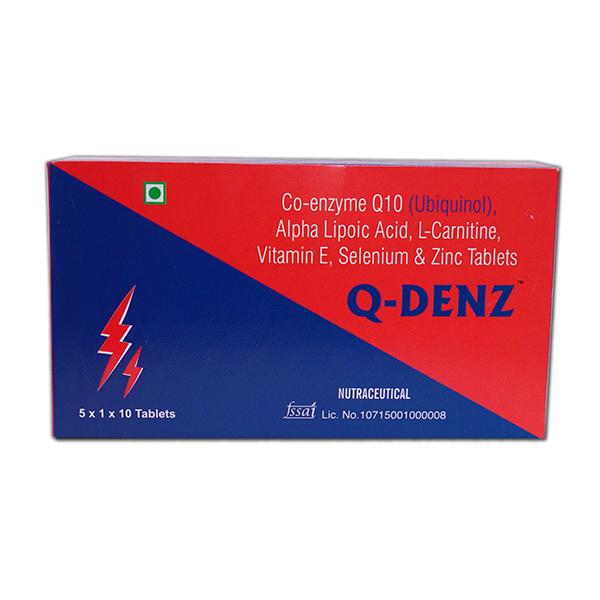 Q DENZ Tablet 10's Price, Uses, Side effects, Substitutes | Netmeds