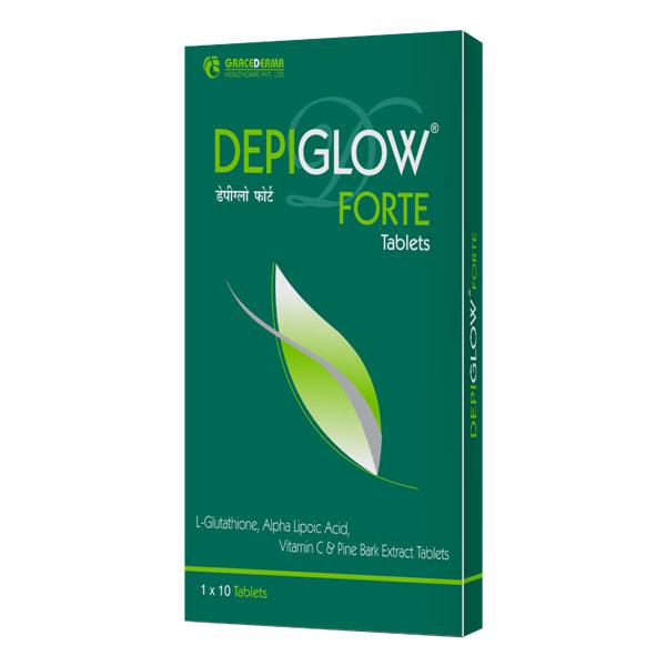 depiglow glutathione DEPIGLOW FORTE Tablet 10's Price, Uses, Side effects, Substitutes