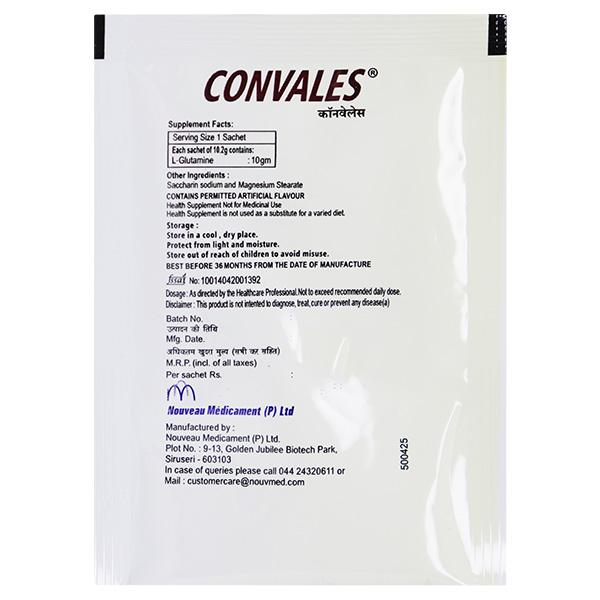 Convales Sachet 10.2Gm : Price, Uses, Side Effects | Netmeds