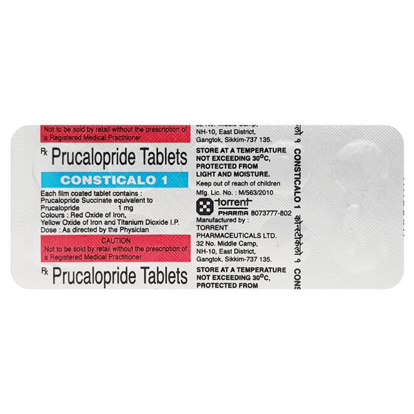 Consticalo 1mg Tablet 10'S Price, Uses, Side effects, Substitutes | Netmeds