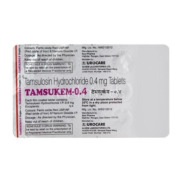 tamsukem 0.4mg tablet