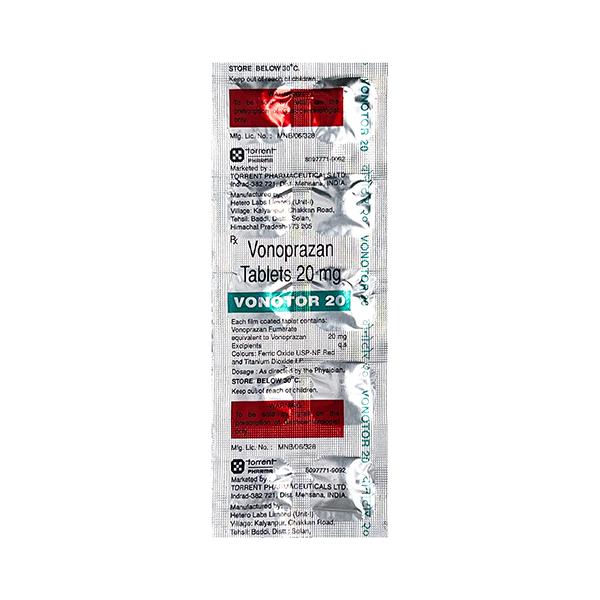 Buy VONOTOR 20 Tablet 10's Online | Netmeds