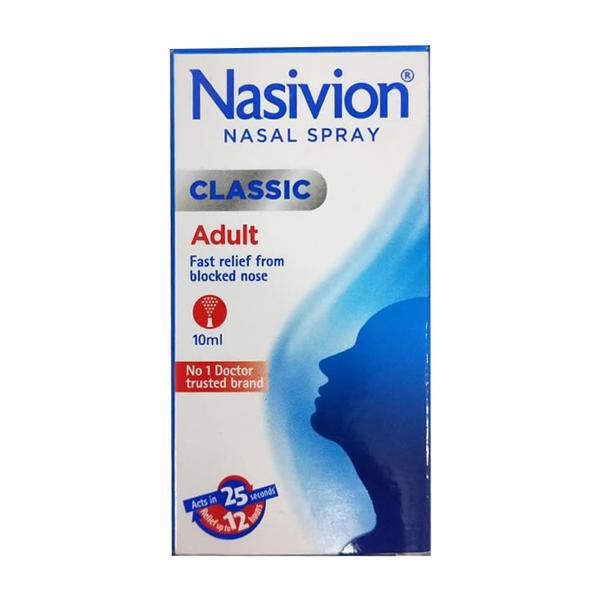 Nasivion Nasal Spray 10ml : Uses, Side Effects, Price | Netmeds