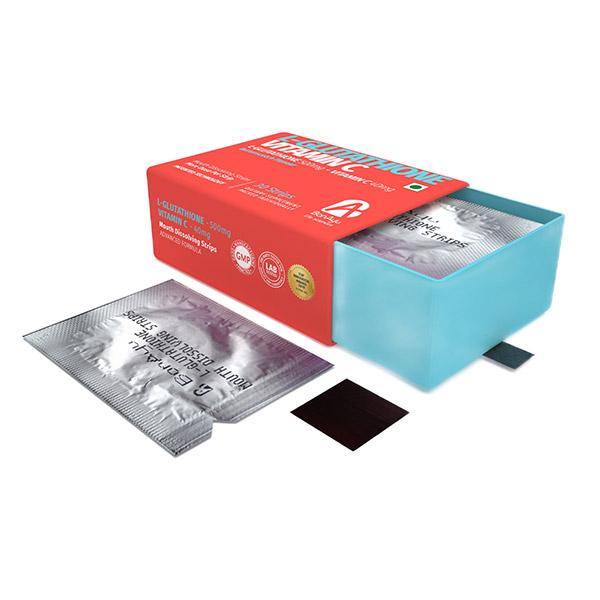 Buy BonAyu L Glutathione 500 mg + Vitamin C 40 mg Mouth Dissolving Strips - Butterscotch 30's Online at Discounted Price